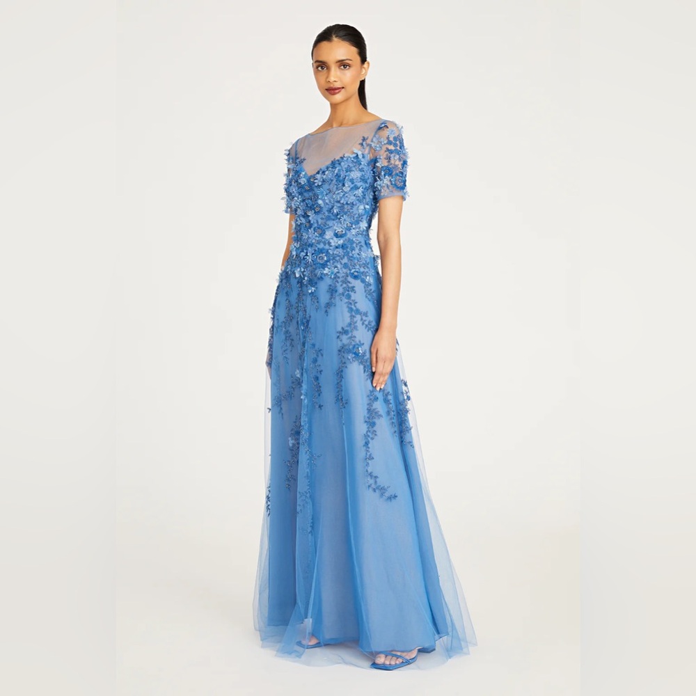 Theia Margaret Petal Gown 10